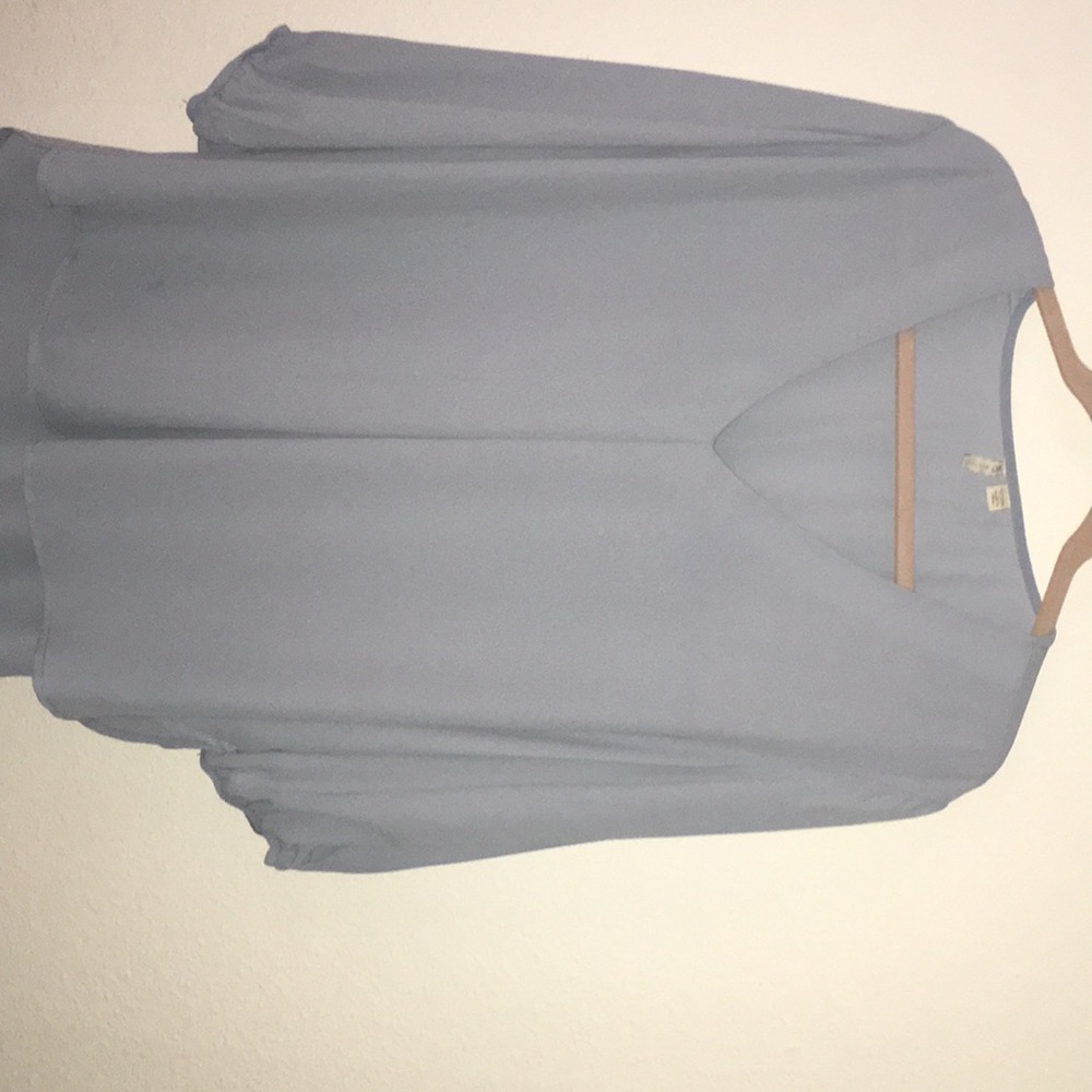 Cato blue 3/4 sleeve shirt